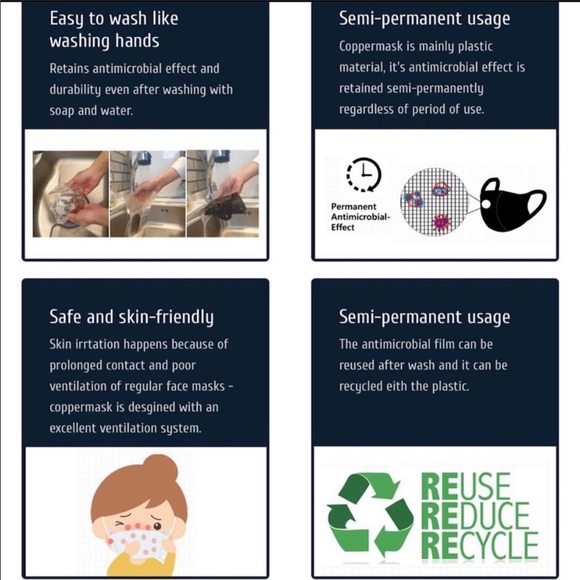 🍃CopperMask 2.0 Face Mask - Picture 2 of 4